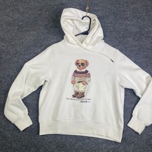 Polo by Ralph Lauren White Bear Graphic Hoodie